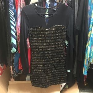 Sexy black cocktail dress size S